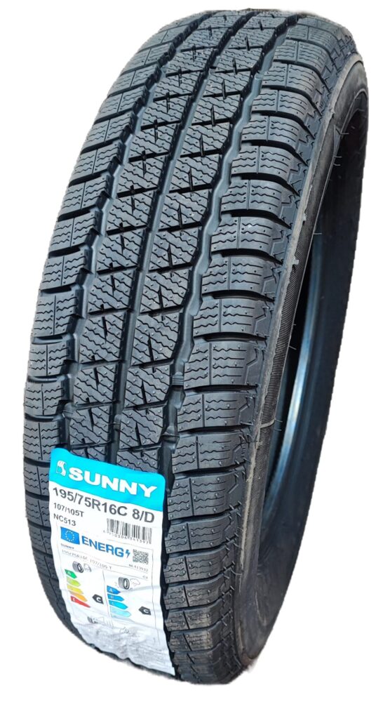 Anvelope all season noi 195/75 R16C 107/105T Sunny NC513. Anvelope Sunny 195/75 R16C