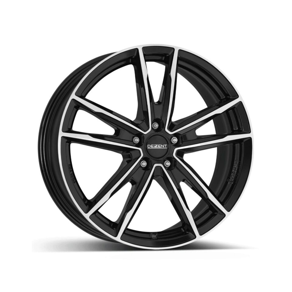 Janta Aliaj DEZENT KF dark 6.5x17 5x114.3 ET40 CB60.1 Black/polished
